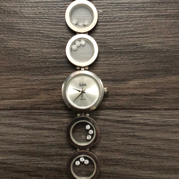 Silver watch, with stones, from Vivah - Picture 2 of 3